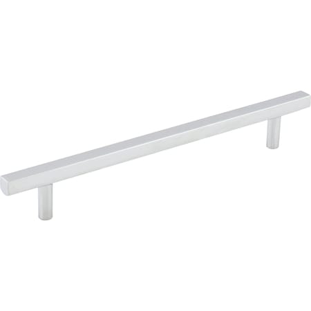 Jeffrey Alexander 160 mm Center-to-Center Polished Chrome Square Dominique Cabinet Bar Pull 845-160PC